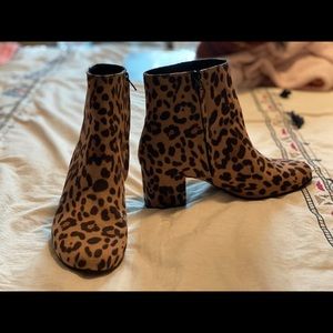 Leopard booties